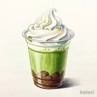 まぜまぜスイーツ 抹茶ラテ わらびもち入り