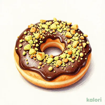 もちもち食感どーなつ　チョコ＆クランブル