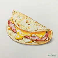 ブリトーチーズ倍盛り　ハム＆チーズ