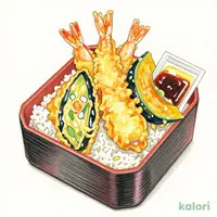 5-Ingredient Tempura Rice Bowl