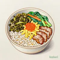 おかかだしごはんで食べる高菜弁当