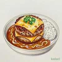Hamburg Steak Baked Curry Doria