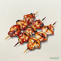 炭火焼き鳥　もも３本・皮２本入り