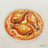 7プレミアムゴールド骨付き肉3本入 金のバターチキンカレー