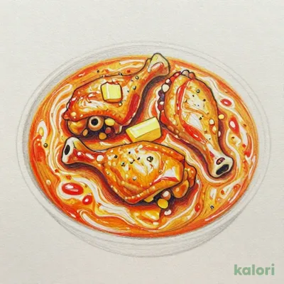 ７プレミアムゴールド骨付き肉３本入　金のバターチキンカレー
