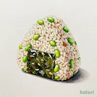ぷちもち食感！もち麦おむすび　塩こんぶ枝豆