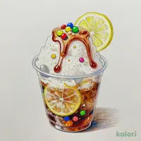 Sacré Cola Flavored Shaved Ice