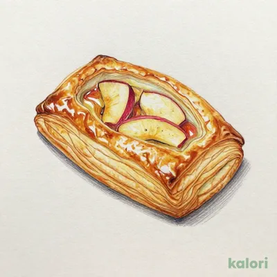 ずっしりデニッシュ　　りんご