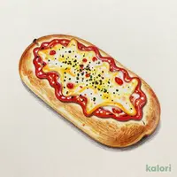 トマトソースのピザパン