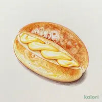 ミルクカスタード　　　クリームパン