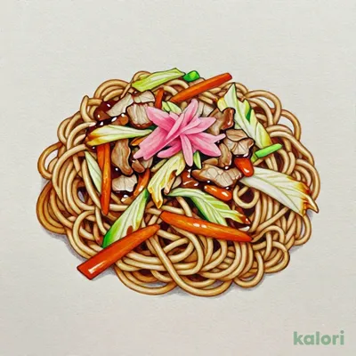 Sauce Yakisoba (Fried Noodles), 3 Servings
