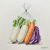 Assorted Daikon Radish Salad Mix