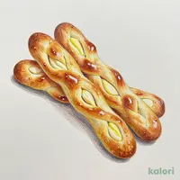 Fermented Butter Twist Sticks, 4 pcs