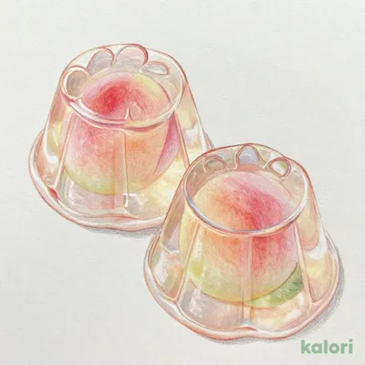 White Peach Agar Jelly