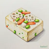 Tofu Bar with Edamame and Root Vegetables