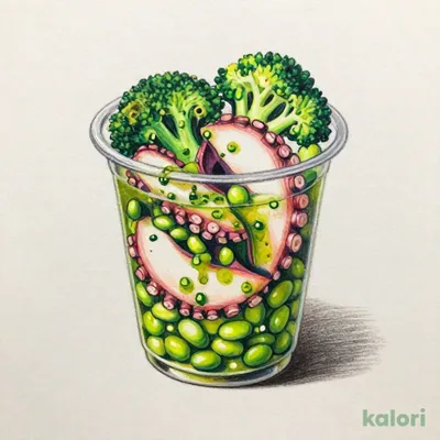 Octopus and Broccoli Salad with Fresh Basil