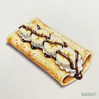 もっちもち食感クレープ チョコバナナ