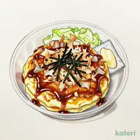 屋台風お好み焼き