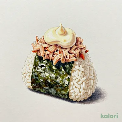 Hand-Rolled Rice Ball, Tuna Mayo