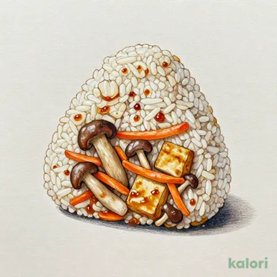 Maitake Mushroom Rice Ball