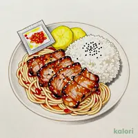 豚焼肉弁当（唐辛子マヨネーズ）
