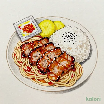豚焼肉弁当（唐辛子マヨネーズ）
