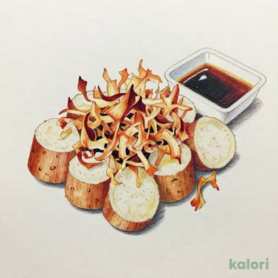 鰹だし醤油で食べる　　おつまみ長芋