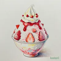 Shirokuma (Strawberry Shaved Ice Dessert)