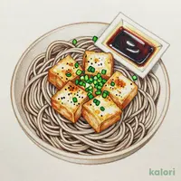 味染みお揚げの冷しきつねそば
