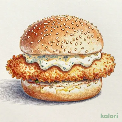 Fish Burger with Tartar Sauce