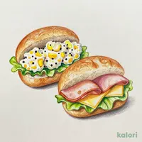 ミニロール たまご&ハムチーズ