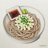 Chilled Soba Noodles with Grated Yam and Dashi Broth