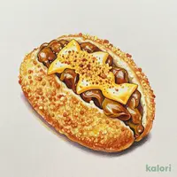 Melting Cheese Curry Bread