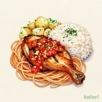 ガーリックトマトのグリルチキン弁当
