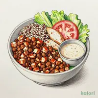 Chili Meat, Chicken, and Multigrain Salad