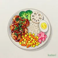 大葉香る和風だれの鶏つくね弁当(もち麦)