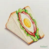 目玉焼きサンド　茨城県産たまご使用
