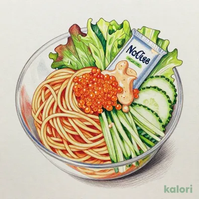 たっぷりたらこの和風パスタサラダ