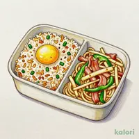 Fried Rice & Chinjao (Pepper Steak) Yakisoba