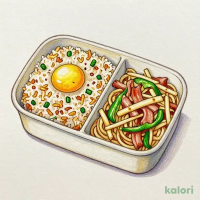 炒飯＆チンジャオ焼そば