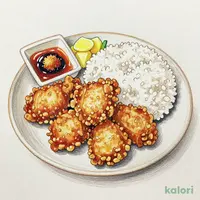 特製おろしポン酢で食べる鶏竜田揚げ弁当