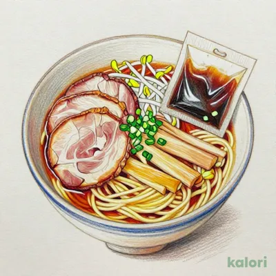 町中華の冷し醤油ラーメン