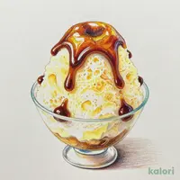 7P プリン氷