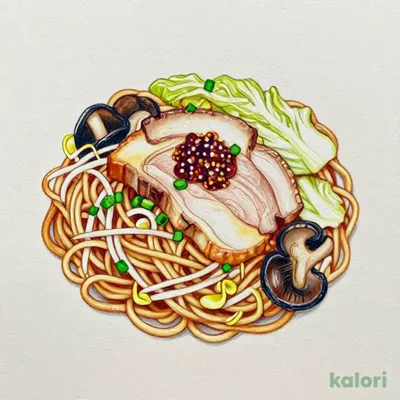 焦がしにんにく香る　濃厚豚骨焼ラーメン