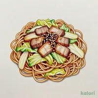 Brothless Stamina Mixed Noodles with Pork Belly