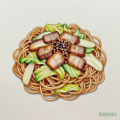 Brothless Stamina Mixed Noodles with Pork Belly