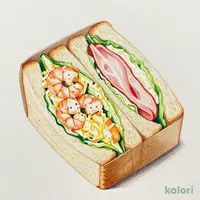 海老カツバラエティサンド