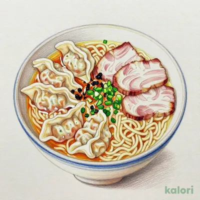 Salt Wonton Ramen with Toasted Green Onion Aroma