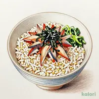 あじほぐし御飯（もち麦）
