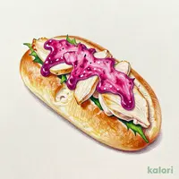 さっぱり梅しそチキンフランス